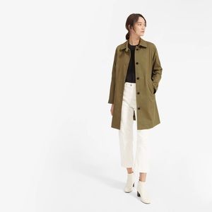 NWOT Everlane Mac Coat in Olive